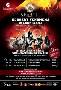 Concert Fenomena SEARCH Malaysia Tour 2011 KL,PNG & JB