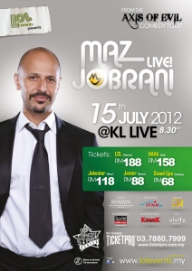Maz Jobrani LIVE in Kuala Lumpur 2012